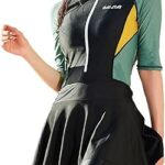 Maillot de bain une pièce à manches longues pour femmes et filles