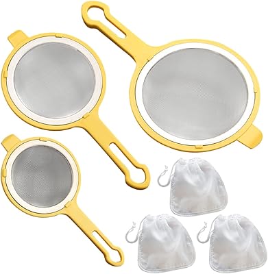 3 sacs et filtres à lait de noix, 3 filtres alimentaires, tissu