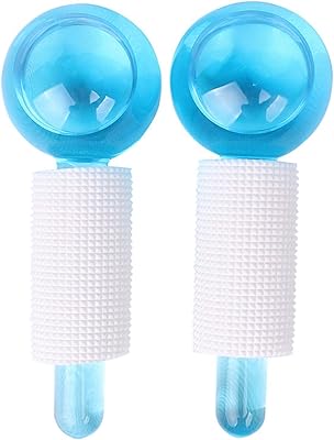 Balle de massage à froid pour le visage en verre cristal amétoise
