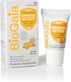 Gouttes probiotiques biogha + vitamine d pour nourrissons et jeunes enfants | favorise