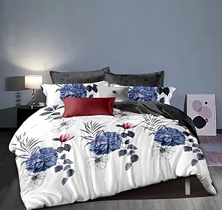 Parure de lit élégante king size, 100% coton, multicolore, parure de lit avec bords élastiques, 6 pièces, 220 x 240 cm (cm56). La boutique en ligne DIAYTAR COTE D'IVOIRE offre une grande variété de produits, allant des articles ménagers aux produits high-tech, en passant par les vêtements et les accessoires. Cette diversité de produits permet aux clients de trouver facilement ce qu'ils cherchent.