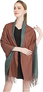 Écharpes, châles et écharpes pashmina réversibles, épais, doux et légers pour femmes