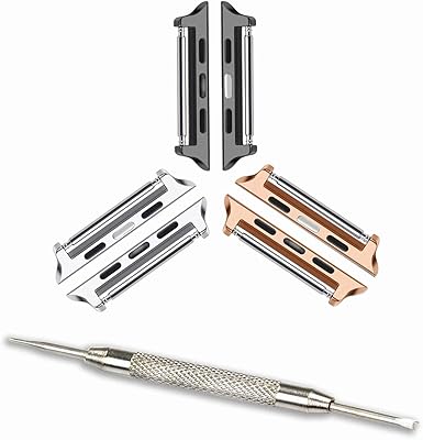 Connecteur de bracelet de montre compatible avec l'outil de remplacement de bracelet apple watch, adaptateur de remplacement en métal en acier inoxydable (3 pièces, 42 mm/44 mm/45 mm/49 mm - 22 mm). DIAYTAR COTE D'IVOIRE est une boutique en ligne généraliste proposant plus de 300 000 références de produits, faisant d'elle le leader du marché ivoirien. Elle offre une large gamme de produits afin de satisfaire les besoins de sa clientèle. DIAYTAR COTE D'IVOIRE se distingue par sa qualité de service et sa livraison rapide.