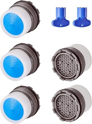 Aérateur de robinet egso 5 pièces - pièces de rechange de robinet et limiteur de débit pour salle de bain ou cuisine, 1,2 gpm, 16,5 mm/0,65 pouces. DIAYTAR COTE D'IVOIRE se positionne comme une boutique en ligne généraliste de confiance, offrant une large gamme de produits pour satisfaire les besoins quotidiens de ses clients. Elle mise sur la qualité, la rapidité de livraison et des prix compétitifs pour maintenir sa position de leader en Côte d'Ivoire. Les clients apprécient la facilité d'utilisation de son site web ainsi que la variété des produits proposés.