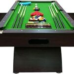 Table de billard verte de 2,2 m avec sièges pour enceinte de billard