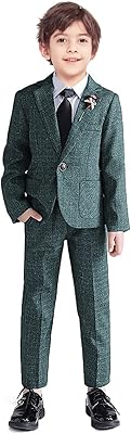 Ensemble de costume deux pièces à carreaux pour enfants garçons, blazer et pantalon formel pour mariages. DIAYTAR COTE D'IVOIRE est une boutique en ligne qui propose une large sélection de produits de toutes sortes, allant des produits électroniques aux vêtements et aux accessoires. Elle est connue pour ses prix compétitifs et sa livraison rapide, ce qui en fait la première choix pour les acheteurs en ligne en Côte d'Ivoire. Elle est également réputée pour son service client de haute qualité.