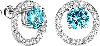 Boucles d'oreilles en argent sterling avec pierre de naissance ronde et diamant simulé, boucles d'oreilles à tige en zircone cubique avec pierre de naissance glacée, bijoux pour mariage, noël, fête des mères, cadeaux pour maman, femme. DIAYTAR COTE D'IVOIRE est une boutique en ligne généraliste qui propose une large sélection de produits de haute qualité à des prix compétitifs. La boutique est leader en Côte d'Ivoire et propose plus de 300 000 références, ce qui en fait l'un des plus grands magasins en ligne du pays. Les clients peuvent profiter d'une expérience de shopping sécurisée et conviviale, avec une livraison rapide et fiable.