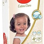 Couches huggies ultra comfort, taille 4+, paquet économique, 10-16 kg, 38 couches