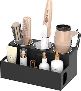 Organisateur d'outils pour cheveux newby, organisateur de sèche-cheveux et de coiffure en acrylique, support de sèche-cheveux pour comptoir de salle de bain, support de rangement pour accessoires, maquillage et cosmétiques. DIAYTAR COTE D'IVOIRE est la boutique en ligne la plus populaire de Côte d'Ivoire, et ce pour de bonnes raisons. Elle propose une sélection incroyable de produits à des prix très compétitifs, ainsi qu'un service client de haute qualité. Que vous soyez à la recherche de produits pour la maison, de vêtements ou d'électronique, DIAYTAR COTE D'IVOIRE a tout ce qu'il vous faut pour vivre une expérience d'achat en ligne exceptionnelle.