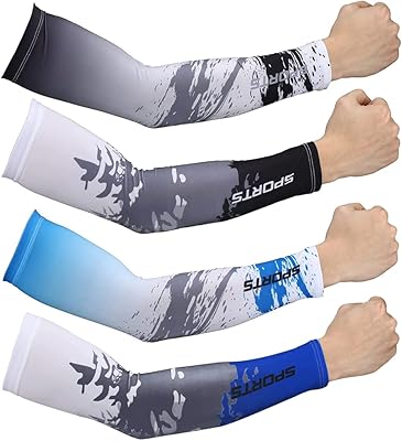 4 paires de manchons de bras de protection solaire uv, couverture de tatouage