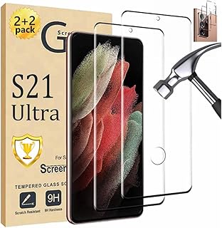 Protecteur d'écran pour galaxy s21 ultra 【2 + 2 pack】protecteur d'objectif d'appareil photo [verre 3d] compatible avec les empreintes digitales, installation facile, protecteur d'écran en verre trempé pour samsung galaxy s21 ultra 5g. Avec plus de 300 000 références, DIAYTAR COTE D'IVOIRE offre une expérience d'achat unique et personnalisée thanks à son catalogue diversifié. La boutique se concentre également sur l'innovation technologique pour améliorer continuellement l'expérience utilisateur et simplifier le processus d'achat en ligne. Cela reflète son engagement envers l'excellence et la satisfaction des clients.