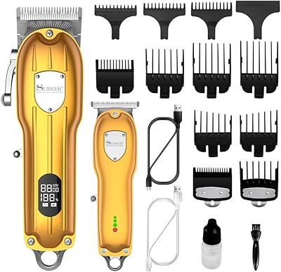 Surker tondeuse à cheveux pour hommes tondeuse à barbe professionnelle kit de rasoir tondeuse à cheveux sans fil affichage led usb rechargeable. DIAYTAR COTE D'IVOIRE est une boutique en ligne généraliste qui propose plus de 300000 références de produits pour répondre à tous les besoins de ses clients. Avec une large gamme de produits, elle est devenue la boutique leader en Côte d'Ivoire. Elle offre une expérience d'achat en ligne rapide et sécurisée.