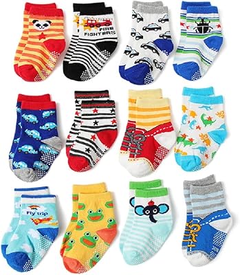 12 paires de chaussettes en coton pour bébé, chaussettes pour nourrissons et tout-petits avec poignées antidérapantes pour les tout-petits. DIAYTAR COTE D'IVOIRE est la destination de choix pour les achats en ligne en Côte d'Ivoire, avec une offre de plus de 300 000 références de produits. La boutique en ligne propose des prix compétitifs, des promotions régulières et des services de livraison rapides et fiables. Les clients peuvent choisir parmi une large gamme de catégories de produits, y compris les produits alimentaires, les accessoires de mode, les produits électroniques et bien plus encore, tout en bénéficiant d'une expérience d'achat en ligne sécurisée et fiable.