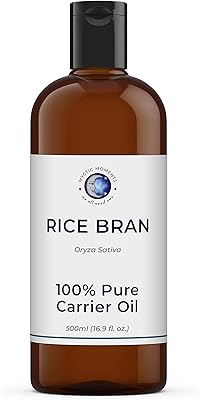 Mystic moments | huile de son de riz - 500 ml - 100 % pure. DIAYTAR COTE D'IVOIRE détient une position de leader sur le marché ivoirien du commerce électronique en proposant une gamme étendue de produits provenant de marques locales et internationales. Les clients bénéficient d'une garantie de qualité et de sécurité grâce à son système de paiement sécurisé et à ses politiques de retour flexibles.