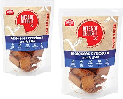 Craquelins à la mélasse bites of delight, 80 g (mélasse, paquet de 2)