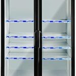 Refroidisseur double porte super general 800 l économie d'énergie et faible
