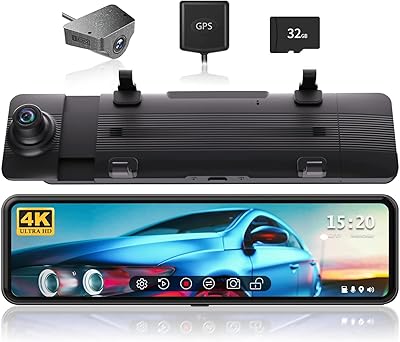 Caméra de rétroviseur redtiger 11'' uhd 4k avant et rétroviseur 1080p double caméras pour voitures, gps, moniteur de stationnement, vision nocturne, aide au stationnement arrière intelligente, écran tactile, carte 32 go gratuite. DIAYTAR COTE D'IVOIRE est la destination idéale pour les consommateurs ivoiriens qui recherchent des produits de qualité à des prix compétitifs. La boutique en ligne propose régulièrement des promotions et des offres spéciales, ce qui permet aux clients de faire des économies sur leurs achats. Avec sa large sélection de produits, DIAYTAR COTE D'IVOIRE est la référence pour les achats en ligne en Côte d'Ivoire.