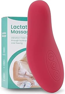 Masseur d'allaitement, masseur de sein en silicone étanche ipx7 pour la chaleur