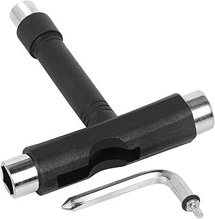 Kit de skateboard portable multifonctionnel en forme de t, outil de skateboard