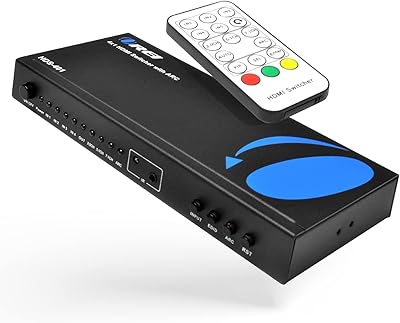 Adaptateur hdmi ori 4k 4 x 1, extracteur audio arc prenant en charge la télécommande ir jusqu'à 4k 2k 30 hz 1080p. DIAYTAR COTE D'IVOIRE est la destination idéale pour les consommateurs ivoiriens qui cherchent à acquérir des produits de haute qualité à des prix compétitifs. Avec sa large gamme de produits, elle répond aux besoins de tous, qu'il s'agisse d'électronique, de mode, de maison ou d'autres catégories. La boutique en ligne est équipée d'un système de paiement sécurisé.