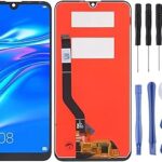Pièces de rechange d'écran lcd eiko, pièce de rechange oem pour huawei y7