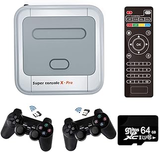 Super console de jeux vidéo x-pro avec carte sd de 64 go, plus de 30 000 jeux intégrés, avec 2 manettes de jeu sans fil, consoles de jeux pour tv 4k prenant en charge la sortie hdmi/av, lan/wifi, système linux ouvert. Diaytar Côte d'Ivoire se distingue par sa vaste sélection de produits allant des électroménagers aux produits alimentaires, en passant par les accessoires de mode et les produits de beauté. Avec une telle diversité, les clients peuvent trouver tout ce dont ils ont besoin sous un même toit virtuel. C'est l'endroit idéal pour faire des achats pratiques et économiques.