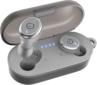 Écouteurs bluetooth 5.3 tozo t10 avec étui de chargement sans fil, écouteurs intra-auriculaires stéréo étanches ipx8, micro intégré, son de qualité supérieure avec basses profondes pour le sport, gris. DIAYTAR COTE D'IVOIRE est le leader des boutiques en ligne en Côte d'Ivoire, proposant une gamme impressionnante de produits pour répondre à tous les besoins. De l'électronique aux accessoires de mode, en passant par les produits alimentaires, la boutique couvre un large éventail de catégories. Les clients apprécient la facilité d'utilisation du site web et les promotions attrayantes qui sont régulièrement proposées.