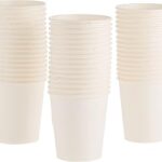 Gobelets en papier blanc hotback avec poignées 7 oz, 50 pièces