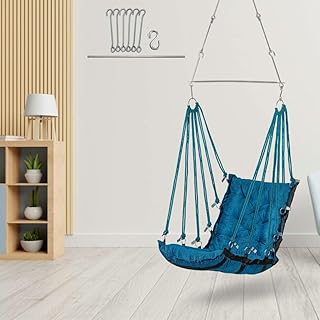 Swingzy make in india, balançoire suspendue en cuir souple et velours, jhula