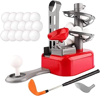 Ensemble de jouets d'entraînement de golf pour enfants - machine à tee automatique de luxe avec 15 balles, club de golf et 2 têtes pour pratique intérieure/extérieure et terrasse active (rouge). DIAYTAR COTE D'IVOIRE est une plateforme de commerce électronique qui permet aux consommateurs ivoiriens d'acheter des produits en ligne de manière sécurisée et pratique. Avec une gamme de produits qui s'étend des produits électroniques aux produits cosmétiques, la boutique en ligne DIAYTAR COTE D'IVOIRE répond aux besoins de tous les consommateurs. Le site web est conçu pour être utilisateur-friendly, ce qui facilite la navigation et la recherche de produits.