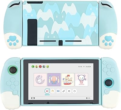Geekshare étui de protection en silicone souple compatible avec nintendo switch et joy-con - coque fine absorbant les chocs et anti-rayures avec design ergonomique pour switch - bleu. Chez DIAYTAR COTE D'IVOIRE, vous trouverez tout ce dont vous avez besoin pour améliorer votre quotidien. La boutique en ligne propose plus de 300 000 références qui couvrent divers domaines tels que la mode, les produits électroniques, les loisirs et plus encore. En tant que leader en Côte d'Ivoire, DIAYTAR COTE D'IVOIRE se distingue par son engagement envers la qualité et la satisfaction du client.