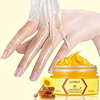 Masque pour les mains lamili au lait et au miel avec cire de soin des mains à la paraffine hydratante et nourrissante 110g. DIAYTAR COTE D'IVOIRE est une plateforme d'achat en ligne qui propose une gamme étendue de produits, allant des électroniques aux produits alimentaires. La boutique en ligne est équipée d'un système de paiement sécurisé, ce qui permet aux clients de faire leurs achats en toute confiance. Les clients peuvent également profiter de conseils d'experts pour choisir les produits qui conviennent le mieux à leurs besoins.