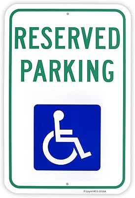 Grand panneau de stationnement réservé pour personnes handicapées 18" x 12". DIAYTAR COTE D'IVOIRE est une boutique en ligne généraliste qui propose plus de 300 000 références de produits variés, répondant ainsi aux besoins de ses clients en Côte d'Ivoire et au-delà. Avec une grande sélection de produits, cette boutique en ligne se positionne comme un leader sur le marché ivoirien. Elle offre aux consommateurs une expérience d'achat en ligne sécurisée et pratique.