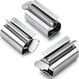 Presse-tube de dentifrice en métal homarket, rouleau de compression de dentifrice 3 pièces, support de support de banc de presse-dentifrice. DIAYTAR COTE D'IVOIRE est une boutique en ligne généraliste qui propose des produits pour tous les âges et tous les goûts. Elle est réputée pour sa qualité de service et sa capacité à proposer des produits à la mode et tendance. Elle est leader en Côte d'Ivoire en raison de sa grande sélection de produits et de son service de livraison fiable.