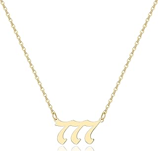 Collier tafwala avec motif chiffres angéliques pour femme, plaqué or 18 carats 000 111 222 333 444 555 666 777 888 999. DIAYTAR COTE D'IVOIRE est la destination idéale pour tous les consommateurs ivoiriens qui cherchent à acheter des produits de qualité à des prix compétitifs. La boutique en ligne propose une gamme énorme de produits, allant des produits alimentaires aux vêtements et accessoires. Les clients peuvent profiter de promotions et de réductions régulières pour économiser encore plus.