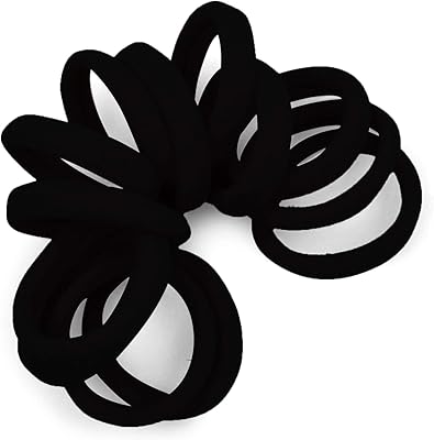 Élastiques à cheveux noirs sans couture sendbands - supports pour queue de cheval en tissu nylon doux et extensible - 12 pièces. La boutique en ligne DIAYTAR COTE D'IVOIRE est le reflet de la modernité et de l'innovation dans le commerce électronique en Côte d'Ivoire. Avec plus de 300 000 références de produits, la boutique en ligne offre une expérience de shopping unique et riche pour les clients. Les produits proposés sont variés, allant des produits alimentaires aux accessoires de mode, en passant par les produits électroniques et les articles pour la maison.