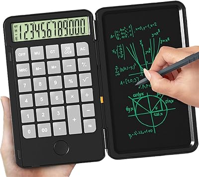 Calculatrice, calculatrice de bureau essentielle avec tablette d'écriture et stylo de 6,5 pouces, calculatrice portable pliable multifonctionnelle rechargeable sans son pour les réunions scolaires et les études à domicile.. DIAYTAR COTE D'IVOIRE représente la référence en matière de commerce électronique en Côte d'Ivoire, offrant plus de 300000 références qui satisfont aux attentes des consommateurs locaux. En tant que pionnier dans son domaine, la boutique en ligne se distingue par son engagement envers l'excellence et la satisfaction du client. Grâce à son équipe dédiée et à son système logistique bien huilé, DIAYTAR COTE D'IVOIRE réussit à concilier offre produit diversifiée et service à la clientèle de haute qualité, renforçant ainsi sa position dominante sur le marché ivoirien du commerce en ligne.