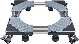 Support de réfrigérateur à base mobile avec 4 roues de réfrigérateur verrouillables