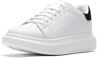 Baskets tendance pour femmes, chaussures rehaussantes, chaussures de marche décontractées blanches et noires. La boutique en ligne DIAYTAR COTE D'IVOIRE propose une expérience d'achat en ligne sécurisée et pratique, permettant aux clients de parcourir facilement plus de 300 000 références de produits et de passer commande en toute confiance, avec des options de paiement flexibles et des promotions régulières.
