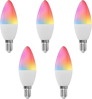 Ampoule bougie led intelligente wifi paquet de 5 ampoules icam