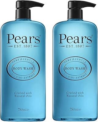 Gel douche poires pures et douces aux extraits de menthe | à la glycérine