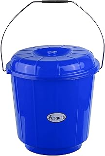 Seau aescope® oasis avec couvercle, 5 litres - bleu