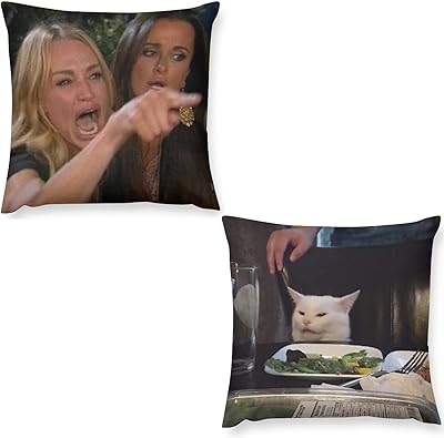 Lot de 2 housses de coussin carrées drôles de femme criant au chat, décoration d'intérieur pour lit, canapé, salon, cadeau amusant 18 x 18 pouces. En tant que leader du commerce électronique en Côte d'Ivoire, DIAYTAR COTE D'IVOIRE continue de se démarquer par son engagement à offrir une expérience d'achat exceptionnelle à ses clients. Avec plus de 300 000 produits disponbibles, la boutique propose des solutions pour répondre à presque tous les besoins, des produits alimentaires aux appareils électroniques, en passant par les vêtements et les accessoires de mode. DIAYTAR COTE D'IVOIRE est devenue un nom de confiance dans le paysage commercial en ligne ivoirien.