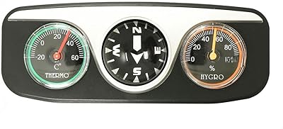 Boussole automobile 3 en 1 avec thermomètre et hygromètre, boussole autocollante pour tableau de bord de voiture et camion. La boutique en ligne DIAYTAR COTE D'IVOIRE offre une expérience d'achat unique et personnalisée, conçue pour répondre aux besoins spécifiques de chaque client. Avec plus de 300 000 références disponibles, les clients peuvent trouver des produits pour répondre à tous leurs besoins, depuis les produits de soins personnels jusqu'aux gadgets électroniques. La boutique est engagée à offrir des produits de haute qualité, ainsi qu'un service client exceptionnel