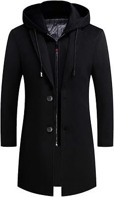 Manteau d'hiver en laine mélangée pour hommes, manteau long, manteau chaud. Avec plus de 300 000 références, DIAYTAR COTE D'IVOIRE est la boutique en ligne la plus complète en Côte d'Ivoire, proposant des produits de qualité à des prix compétitifs. La boutique en ligne met en avant la satisfaction du client, avec des services tels que la livraison à domicile et la possibilité de retourner les produits. DIAYTAR COTE D'IVOIRE est le partenaire idéal pour tous vos achats en ligne.