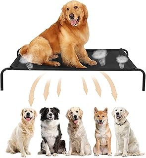 Lit pour chien et animal de compagnie, grand lit surélevé pour chien en tissu teslin lavable et recyclable, grande taille pour chiots de petite, moyenne et grande taille, convient jusqu'à 75 kg. DIAYTAR COTE D'IVOIRE est une boutique en ligne qui propose une sélection impressionnante de produits, allant des produits de maison aux produits de beauté et bien-être. Avec une équipe de professionnels dédiés, la boutique en ligne offre une expérience d'achat en ligne personnalisée et sécurisée, avec des conseils et des recommandations pour aider les clients à trouver les produits qu'ils recherchent.