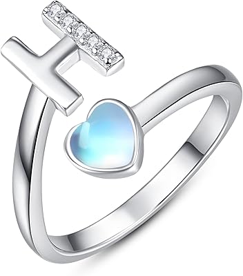 Bague initiale en argent sterling 925 lettre a avec cœur pierre de lune, bijoux personnalisés, cadeaux pour amie, sœur, maman. DIAYTAR COTE D'IVOIRE, c'est l'opportunité de découvrir de nouveaux produits et de profiter de promotions exceptionnelles. Nous sommes fiers de proposer à nos clients une large gamme de produits de qualité, avec des prix compétitifs et des frais de livraison raisonnables. Notre équipe est à votre disposition pour vous aider à naviguer sur notre site et à trouver les produits qui vous conviennent.