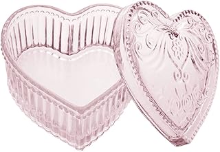 Boîte de rangement en verre cristal en forme de cœur jaolansi, boîte à bijoux en relief, boîte à bonbons avec couvercle. La boutique en ligne DIAYTAR COTE D'IVOIRE s'efforce de proposer des produits de qualité à des prix compétitifs, afin de satisfaire les besoins de tous les clients. Grâce à son équipe dédiée, la boutique assure une gestion efficace des commandes et des réponses aux questions des clients. Cela contribue à une expérience client satisfaisante et à une fidélisation accrue.