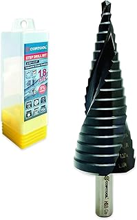Mèche étagée cortool 3/16 à 1-1/4 pouce hss co m35 foret étagé