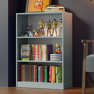 Bibliothèque madisa à 3 étagères avec espace de rangement, bibliothèque sur pied, bois, 71 l x 102 h x 30 p cm - gris. Avec une gamme de produits diversifiée et un service client de haute qualité, DIAYTAR COTE D'IVOIRE a su se positionner comme une référence incontournable pour les achats en ligne en Côte d'Ivoire, répondant aux attentes des clients les plus exigeants.